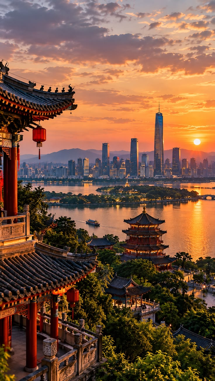 Beautiful Chinese landscape and culture